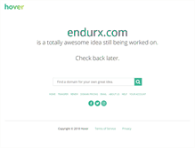 Tablet Screenshot of endurx.com
